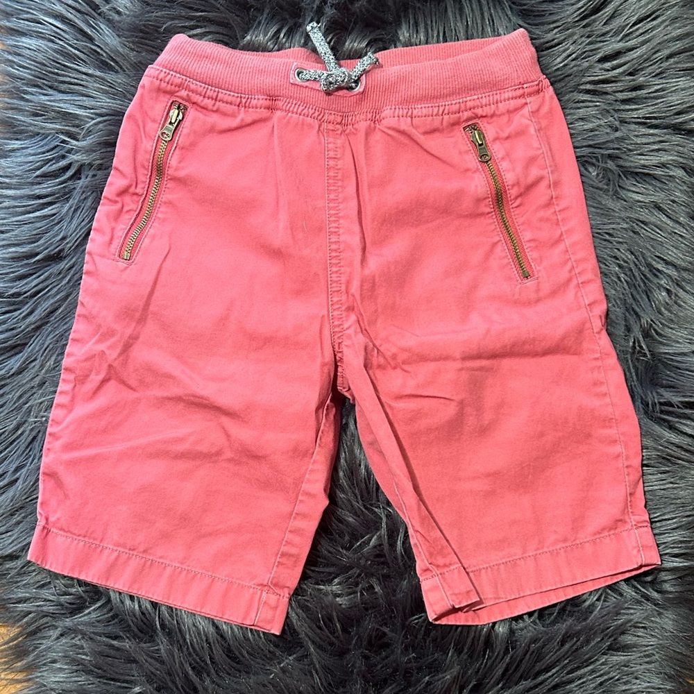 crewcuts Pull On Coral Pink Shorts with Zipper Pockets Size 7